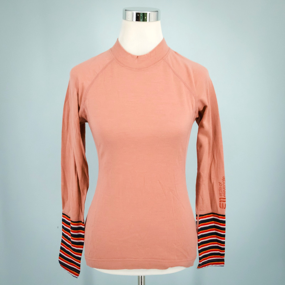 State of Elevenate Size Small S Primo Crew Baselayer Long Sleeve Merino Wool Top